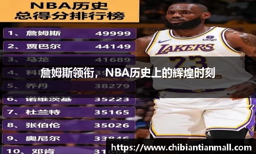 詹姆斯领衔，NBA历史上的辉煌时刻